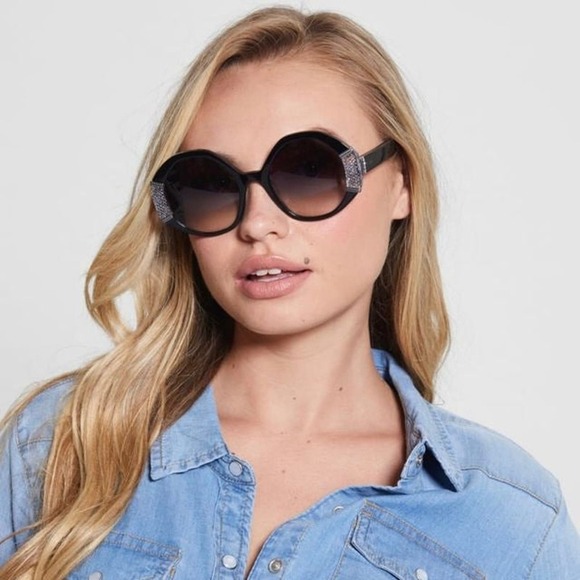 NEW!!! GUESS Sunglasses GU7874 01B Authentic - Picture 1 of 12